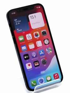 1円～★質流れ★iPhone 12 ブラック 64GB docomo「○」 SIMロック解除済み バッテリー96% MGHN3J/A iOS17.4.1 Apple アップル 黒 中古 美品