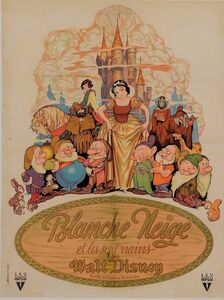 Disney　ディズニー　白雪姫　７人の子　ポスター　オリジナルポスター　ビンテージ　限定　レア　入手困難
