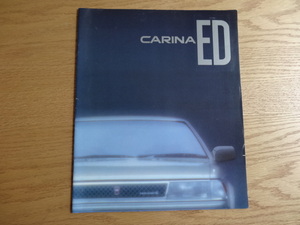 TOYOTA CARINA ED カタログ　昭和62年6月