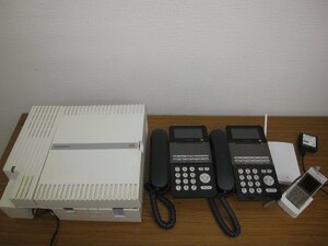 NAKAYO ナカヨ ビジネスホン 主装置 NYC-SiS-ME 電話機 NYC-12Si-SDW ｘ2台セット+子機