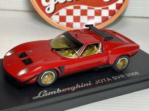 1/43 京商　ランボルギーニ　イオタ　SVR　2008　レッド　ゴールド　Lamborghini Jota　03201RG　Kyosho　Red　Gold