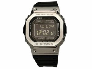 CASIO (カシオ) G-SHOCK GMW-B5000-1JF デジタル腕時計 フルメタル 樹脂バンド 電波 タフソーラー Gショック ブラック シルバー メンズ/078