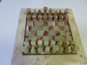 オニキス　チェス盤