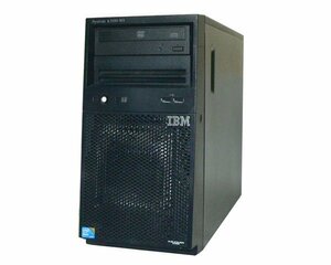 【JUNK】IBM System x3100 M4 2582-PAR Xeon E3-1220 V2 3.1GHz メモリ 4GB HDD 500GB×2 (SATA 3.5インチ) DVD-ROM