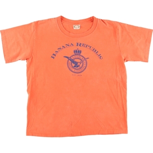 古着 90年代 バナナリパブリック BANANA REPUBLIC 半袖 ロゴTシャツ USA製 メンズL ヴィンテージ /eaa428128