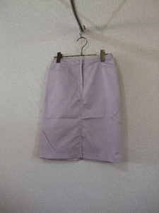 NICECLAUP紫膝丈タイトスカート（USED）53115②