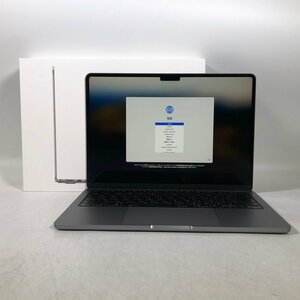 MacBook Air Liquid Retina 13インチ (early 2024) Apple M3 8コア/8GB/SSD 512GB スペースグレイ MRXP3J/A
