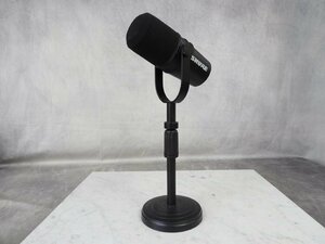 ☆ SHURE シュアー MV7X マイク ポッドキャスト マイクロフォン ダイナミックマイク スタンド付き ☆中古☆