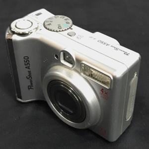 Canon PowerShot A550 5.8-23.2mm 1:2.6-5.5 コンパクトデジタルカメラ QR044-260