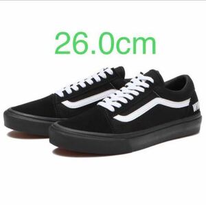 VANS WIND AND SEA OLD SKOOL 26.0 black 新品即決 us 8 新品 国内正規品 ウィンダンシー WDS オールドスクール ブラック 限定 コラボ