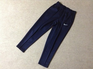 ★中古★ナイキ ナイキ メンズ トレーニングパンツ 紺色 ネイビー 刺繍ロゴ トレーニング ワークアウト ジャージ 部活 NIKE 90s 日本製