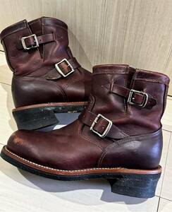 CHIPPEWA 7inch ORIGINAL STEEL TOE ENGINEER BOOTS チペワ 7インチ エンジニアブーツ レザー ショートブーツ コードバン