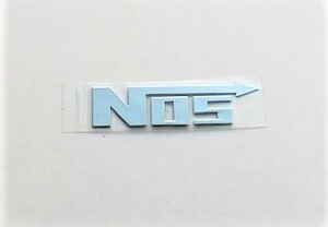 新着限定品　簡単に貼り付けできる　NOS　ナイトラス・オキサイド・システム　　アルミ　ステッカー