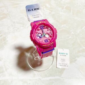 4-24 未使用 国内 カシオ CASIO G-SHOCK Baby-G G-LIDE BGA-180-4B3JF ベイビージー ベビーG 腕時計 ピンク タイドグラフ