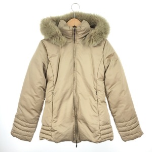 $$ MONCLER モンクレール レディース コート size0 CLASSE1 ベージュ 傷や汚れあり