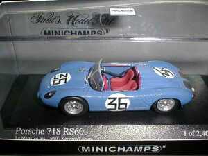 PMA 1/43 Porsche ポルシェ718RS60 NO36 ルマン 1960