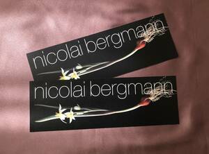 nicolai bergmann　ニコライ・バーグマン　ショップ・カード2枚セット　