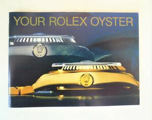 ☆レア★Ｒｏｌｅｘ　ロレックス　ＯＹＳTER　冊子 1989年★