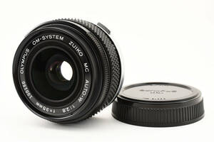 【美品】OLYMPUS OM-SYSTEM ZUIKO MC AUTO-W 35mm F2.8 単焦点 広角レンズ OMマウント 動作確認済み#239