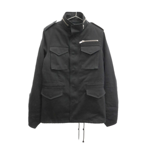 LITHIUM HOMME リチウム オム M-65 FIELD JACKET ボア フィールド ジップアップジャケット ブラック LH22-6533