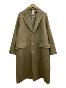 AURALEE◆BLUEFACED WOOL DOUBLE CLOTH/チェスターコート/3/BEG/A20AC01BN/20AW