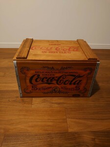 ☆ Coca-Cola コーラ 木箱 ウッドボックス キャンプ インテリア 雑貨 ビンテージ VINTAGE コカコーラ ヴィンテージ ガレージ USA レトロ