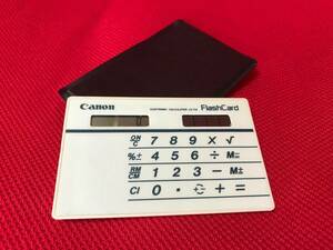 Canon カード電卓　Flash Card
