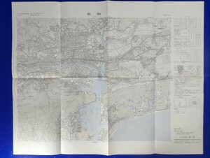 25000分の1地形図【高知】国土地理院発行・昭和63年修正測量・平成元年発行　《土讃線・浦戸湾・鏡川》