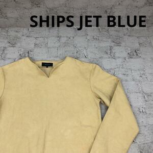 SHIPS JET BLUE シップスジェットブルー 長袖Vネックカットソー W15316