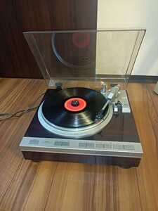 ①　DENON DP-47F レコードプレーヤー ターンテーブル フルオート