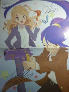 アイカツスターズ 黒執事 ピンナップポスター 香澄真昼 如月ツバサ　セバスチャン シエル スネーク