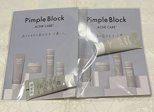 送料無料 新品 Pimple Block アクネケア ACNE CARE 薬用ウォッシュクリームIG 20g 洗顔料 サンプルセット