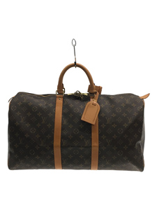 LOUIS VUITTON◆キーポル50_モノグラム_BRW/PVC/BRW