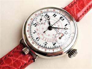 1920~30年代　　NATIONAL　WATCH　Chronograph　　手巻き式　　美品