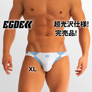 【レア！廃盤品！超光沢】EGDE HEATS ビキニ 白 XL/AQUX surfblade GMW GX3 PPG プロパガンダ asics mizuno arena speedo