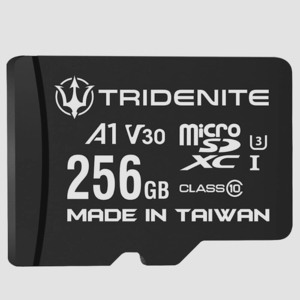 送料無料★TRIDENITE microSD 256GB UHS-I U3 A1 V30 4K UHD C10 SDアダプター付