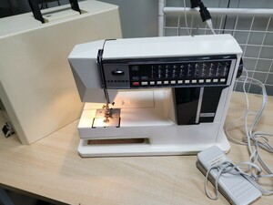 動画あり　JANOME ジャノメ MEMORIA MODEL5002　コンピューターミシン フットコントローラー　針が上下作動します　現状販売