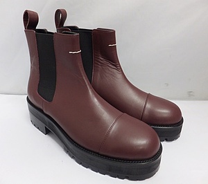 MISTERGENTLEMAN SAKIAS 5STITCH SIDEGORE BOOT MGQ-AC19 ボルドー 26cm / ミスタージェントルマン サキアス サイドゴアブーツ レザー Mr.