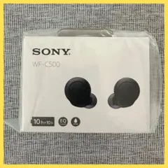 【新品】SONY ブラック ワイヤレスステレオヘッドセット WF-C500/BZ