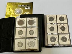 ◆必見◆日本古銭 まとめ コインアルバム 1円スタート！旭日50銭銀貨 ペーパーホルダー 五十銭 寛永通宝 地方銭 硬貨 まとめ 希少 おまけ★