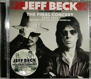 JEFF BECK / JONNY DEPP 2枚組 輸入盤 CD 2022年 FINAL CONCERT RENO LIVE ジェフ・ベック