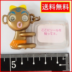 ダッコちゃん【パピィ 金運のお守り(ファミリーのパパ)ゴールド】フィギュア昭和レトロ◆FACE Galson【中古・本体のみ・チェーン欠】送料込