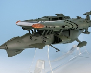 トレフェス オンライン 14 TFO14 K2M 1/1000 高速中型空母 ナスカ さらば宇宙戦艦ヤマト トレジャーフェスタ クリアパーツ変色有 初代組