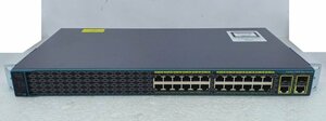 ●Cisco 26Port レイヤ2スイッチ Catalyst 2960-Plus 24TC [WS-C2960+24TC-S] (100Base-TX*24 + SFP/1000Base-T*2) 金具付