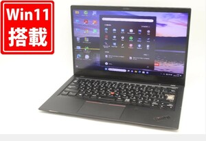 訳有 フルHD 14型 Lenovo ThinkPad X1 Carbon Windows11 八世代 i5-8350U 8GB NVMe 256GB-SSD カメラ 無線 Office付 中古パソコン 税無