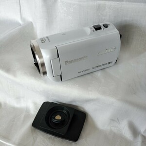 Panasonic デジタルビデオカメラ フルHD ホワイト HC−V550M パナソニック ビデオカメラ