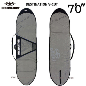 【新品・未使用】DESTINATION DAY BAG FUNBOARD V-CUT 7’0 グレー ハードケース/デイバッグ/ファンボード/ミッドレングス◆