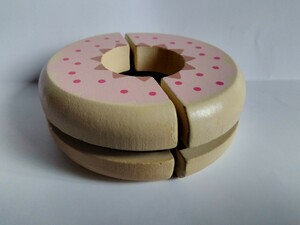 マザーガーデン　 木製玩具　ドーナツ　デザート　食べ物　マジックテープ仕様　野いちご　おままごと