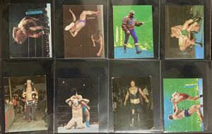 1976年 全日本プロレスカード 8枚セット 1976 Yamakatsu All Japan Pro Wrestling 昭和 山勝 （Dory Funk Jr. Mil Mascaras Terry Funk）