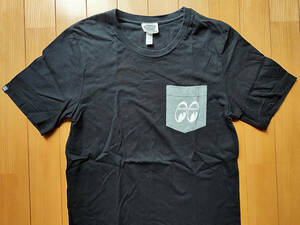 ML3◎MOONEYESムーンアイズ/MQSポケット付きレディースTeeシャツ/ブラック/Used◎